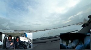 Коваленко и Брославский на трассе Дмитровлёд