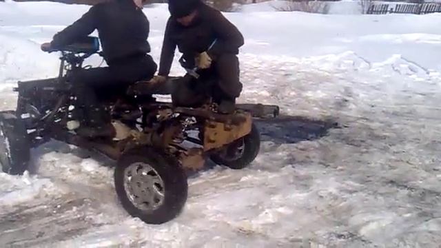 Квадроцыкл из жигулей смотреть онлайн
