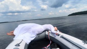 Два дня живем в палатках на озере Селигер