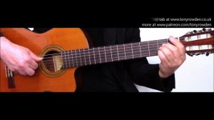 Lady Madonna - Beatles fingerstyle guitar - link to TAB in description