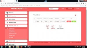 port forwarding mercusys router AC12 G & DMZ configuration