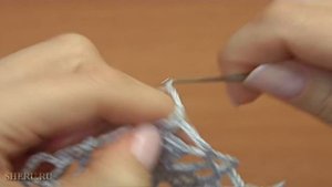 Нежная кофточка крючком из мотивов Урок 88 часть 1 из 2