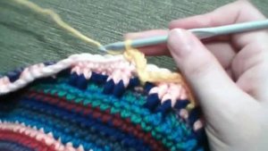 Плед крючком. Описание вязания. Sophie Universe. Часть 12. Ряд 88. Мандала, цветы, мотивы крючком