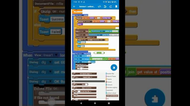 unzip delete or list files in android 11 API level 30 using storage access framework | sketchware смотреть онлайн
