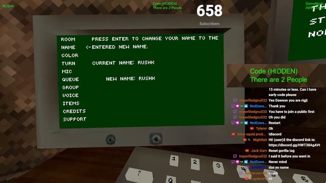GORILLA TAG LIVE WITH VIEWERS (UPDATE TOMMOROW??)  |!code !prime
