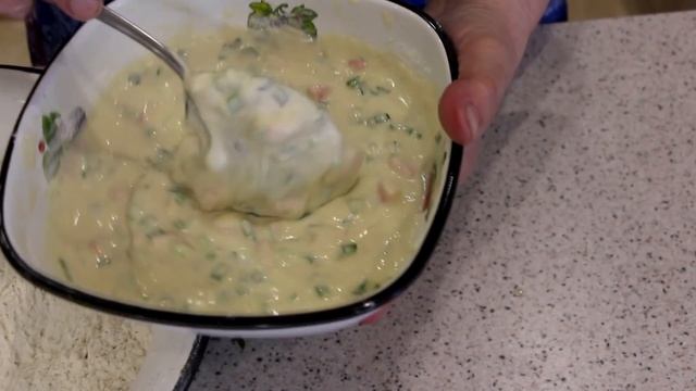 Оладьи с начинкой
