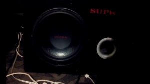 Сабвуфер супра и пару домашних  BBK калонок. Домашняя акустика