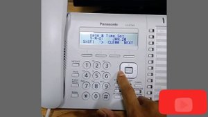 Panasonic kx-DT543 Master Set Time &  Date programing Setting.