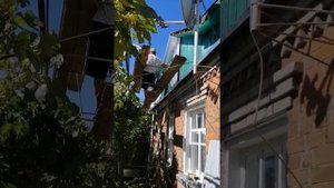 Фронтон, обшиваем профнастилом, своими руками.