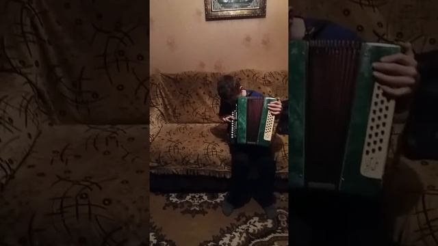 Мой внучок учиться играть на гармошке смотреть онлайн