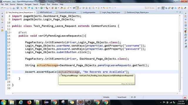 Selenium Live Project | Web app Testing | Using POM | Tamil