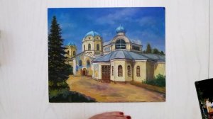 Церковь рисунок маслом. Разбор пейзажа. Разбор рисунка. ОШИБКИ начинающего художника