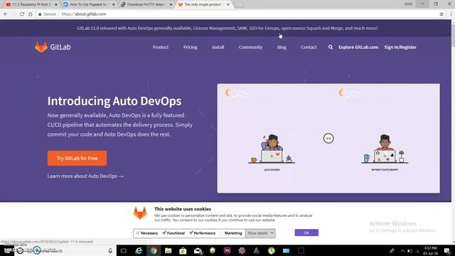 Gitlab - windows tutorial part 1 смотреть онлайн