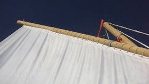 "Трешбот", яхта из пенопласта (foam plastic yacht)