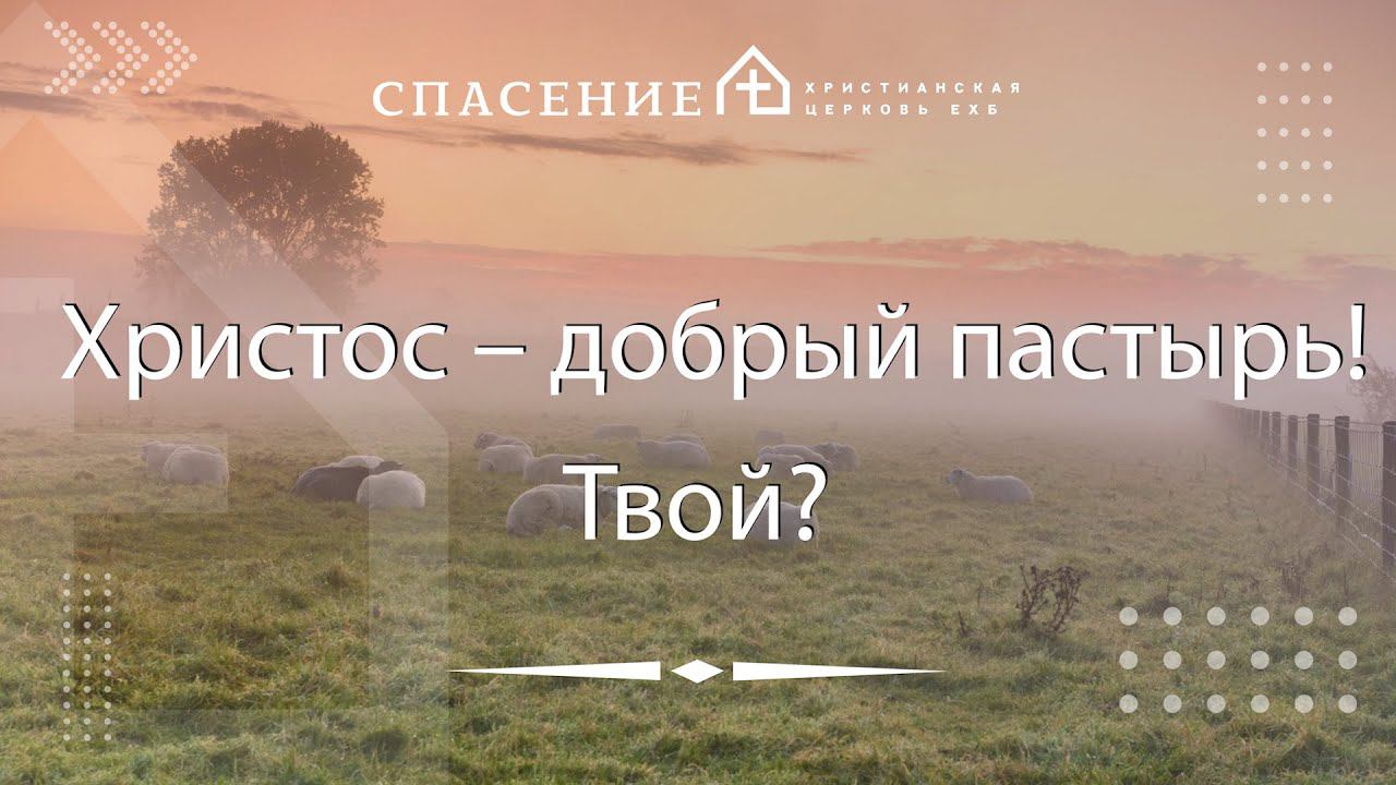 «Христос – добрый пастырь! Твой?» Петр Смирнов 10.12.2023