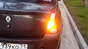 Диодные лампы(габарит/стопы) и поворотники(Рено Логан 1)