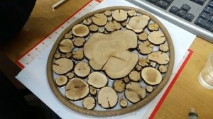 ЧАСЫ из СПИЛА МОЖЕВЕЛЬНИКА и ЭПОКСИДНОЙ СМОЛЫ-WATCH made OF juniper sawn WOOD and EPOXY RESIN