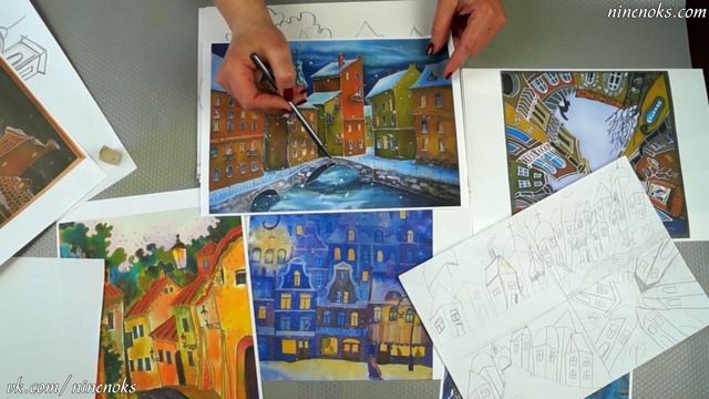 Как перевести рисунок на ткань?  Курс "Картина в технике БАТИК". Часть 2. Батик для начинающих.