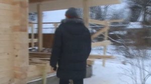 Профилированный брус,  дом из профилированного изнутри.