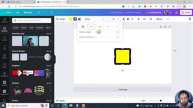 How to Quickly Add a Border to a Shape in Canva - New Feature смотреть онлайн
