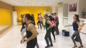 Репетиция номера к концерту Алексея Чумакова "Песня о любви" salsa-версия