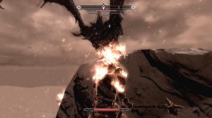 SKYRIM How To Beat Alduin Dragon Boss GamePlay Commentary + Turtorial