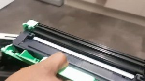 How to replace a new ink Cartridge toner cartridge on a Brother HL11 or HL112 Printer ,all the step