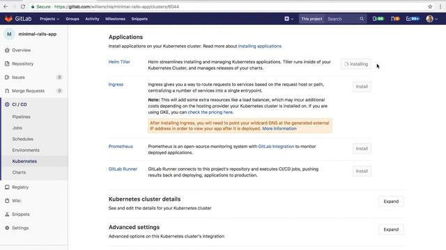 Demo: Deploy to GKE from GitLab смотреть онлайн
