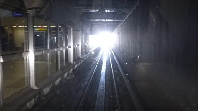 AirTrain - JFK - John F. Kennedy International Airport.- Ride-Real Footage- By #mikemerone смотреть онлайн