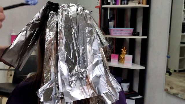 мелирование и выдув/ будни парикмахера смотреть онлайн