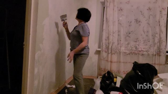 Ремонт женскими руками/готовим комнату к поклейке обоев? смотреть онлайн