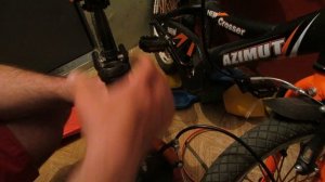 беговел кроссер. Сборка вилки и руля