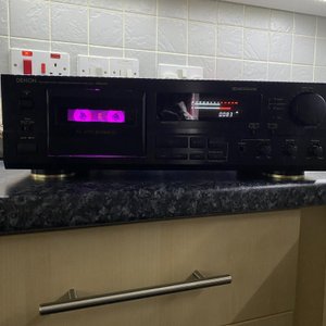 Denon DRM-555 с автоматическим реверсом, Винтажный аналоговый рекордер 1999 года выпуска