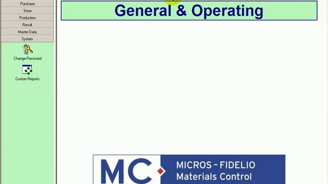 Materials Control Login & Change Password смотреть онлайн