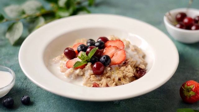 Овсянка с йогуртом смотреть онлайн