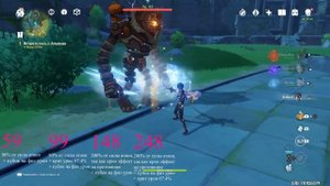 Genshin Impact. Лучшее двуручное F2P оружие на физический урон. Разбор скрытых особенностей.