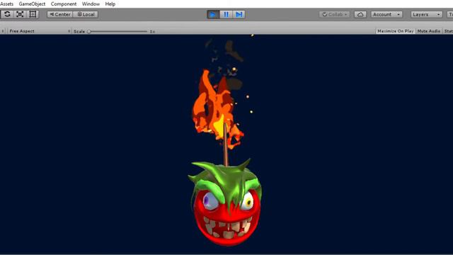 Suicide Bomber Tomato Enemy. First look at 3D Model смотреть онлайн