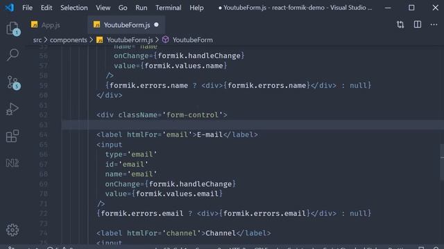 React Formik Tutorial - 8 - Displaying error messages смотреть онлайн