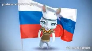 Видео как зайка танцует и поёт