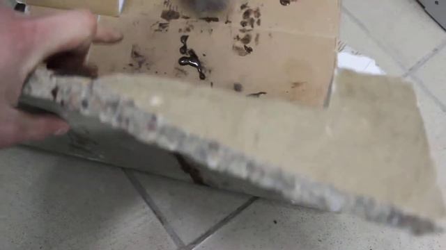 Ремонт полимербетона при помощи эпоксидного клея "ЭДМОК-I" смотреть онлайн