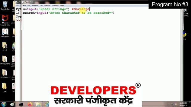 #11 Strings in Python || Python programming  Lecture | Strings with examples || Strings Manipulatio