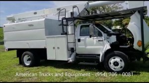 2007 FORD F750 Forestry Altec LVR-56 Bucket Truck