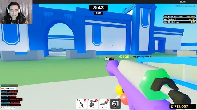 Balloon Gun = BEST Gun in the Game?! | Roblox Big Paintball смотреть онлайн