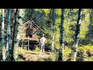 СТРОИТЕЛЬСТВО ЛЕСНОЙ ИЗБЫ! КРЫША.