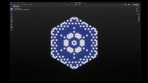 Infinite Floor Pattern Generator HexGrid Geometry Nodes Blender 3.1+
