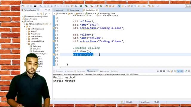 Static Method in Java | Use of Static Keyword in Java | Coding Wallah