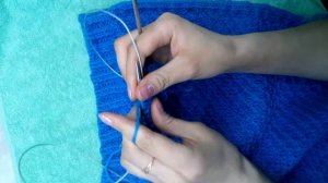 Как закрыть петли спицами . Эластичный край / Закрываем низ , мастер-класс  детский свитер, часть 4