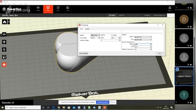 Modélisation et réalisation 3D : Makerbot Desktop pour une Replicator 2X смотреть онлайн