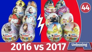 Киндеры 2016 против киндер сюрпризов 2017. Какой год круче