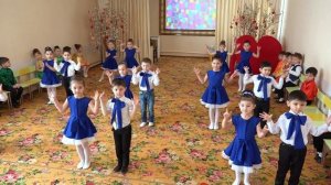 Танец твист на утреннике 8 марта. средняя группа